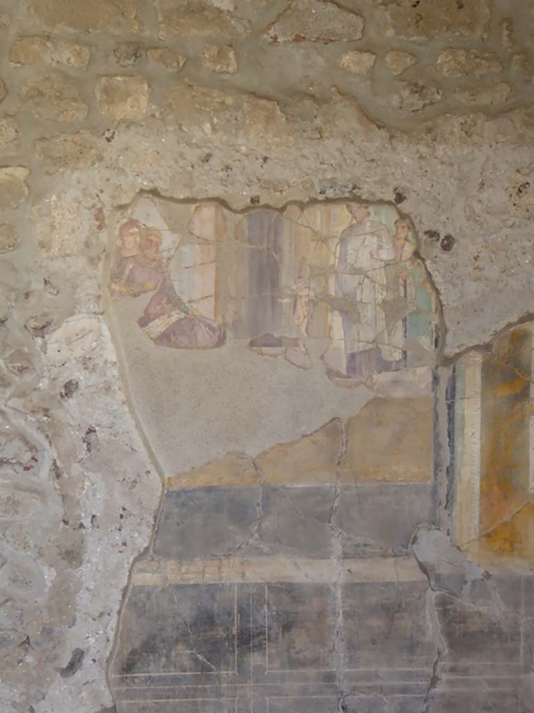 VI.16.7 Pompeii. September 2015. Tablinum E, central painting on west wall.
Foto Annette Haug, ERC Grant 681269 DÉCOR.