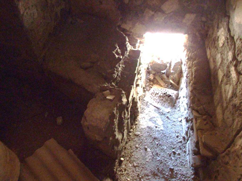 VI.17.42 Pompeii. March 2009. Kitchen 28, structure on south wall.