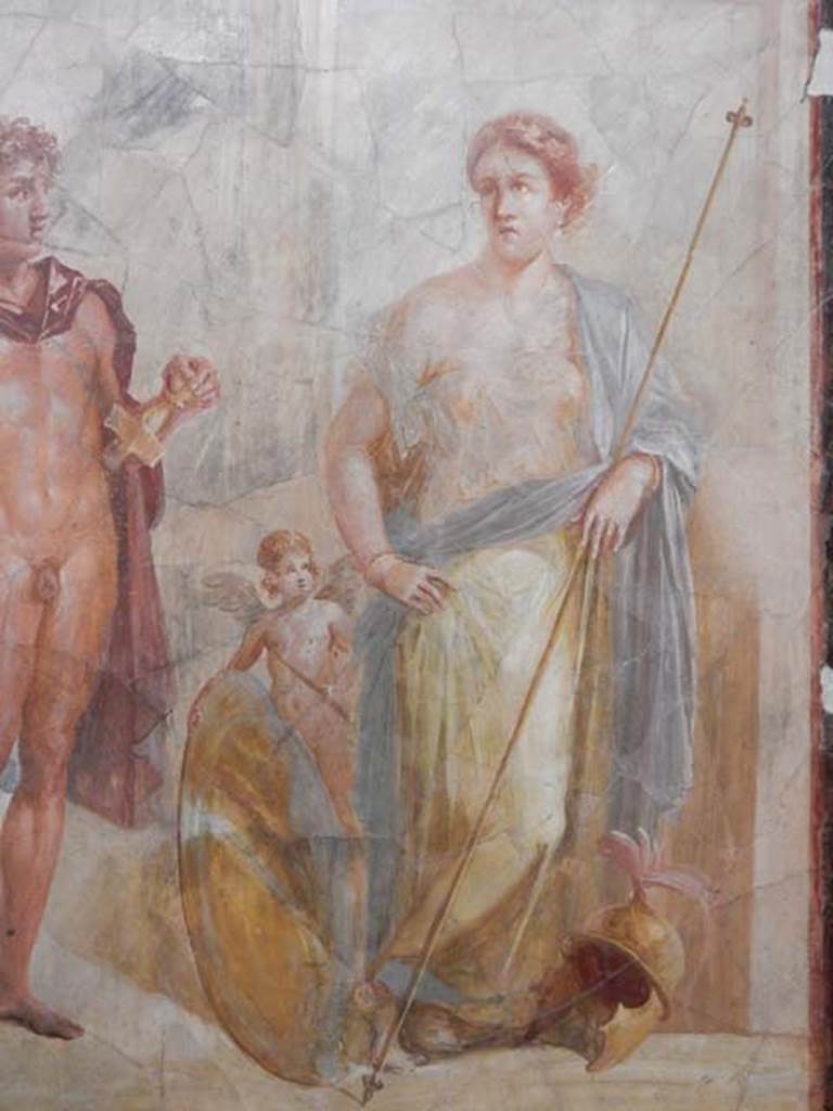 VI.17.42 Pompeii, May 2018. Triclinium 20, south wall, detail of Roxanne.
Archaeological Park of Pompeii, inv. 41657. Photo courtesy of Buzz Ferebee.