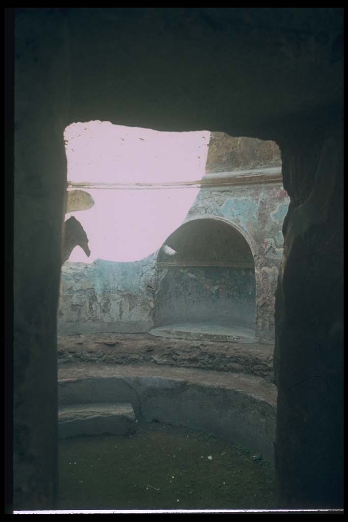 VII.1.8 Pompeii. Looking north through doorway into frigidarium 4.
Photographed 1970-79 by Günther Einhorn, picture courtesy of his son Ralf Einhorn.