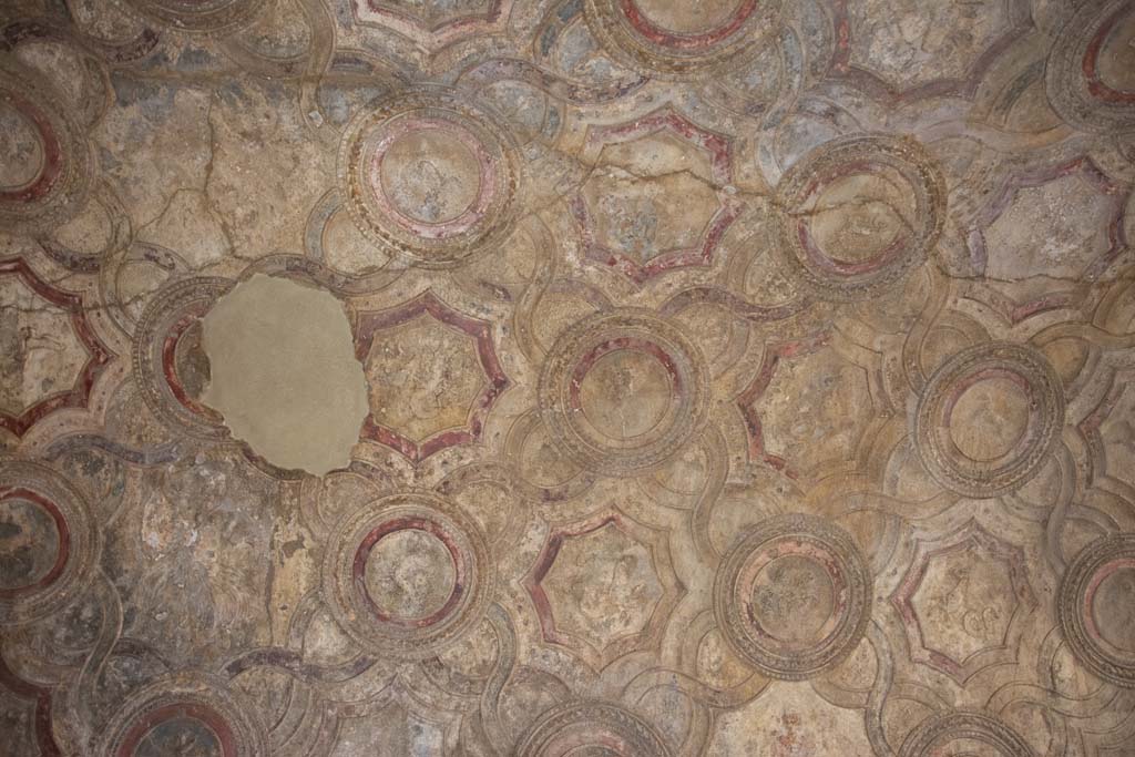 VII.1.8 Pompeii. March 2019. Vestibule 1, stucco on ceiling.
Foto Annette Haug, ERC Grant 681269 DÉCOR.