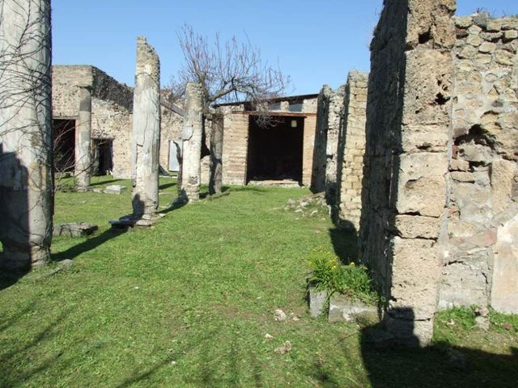 VII.2.16 Pompeii.  March 2009. South side of East Portico, looking north.