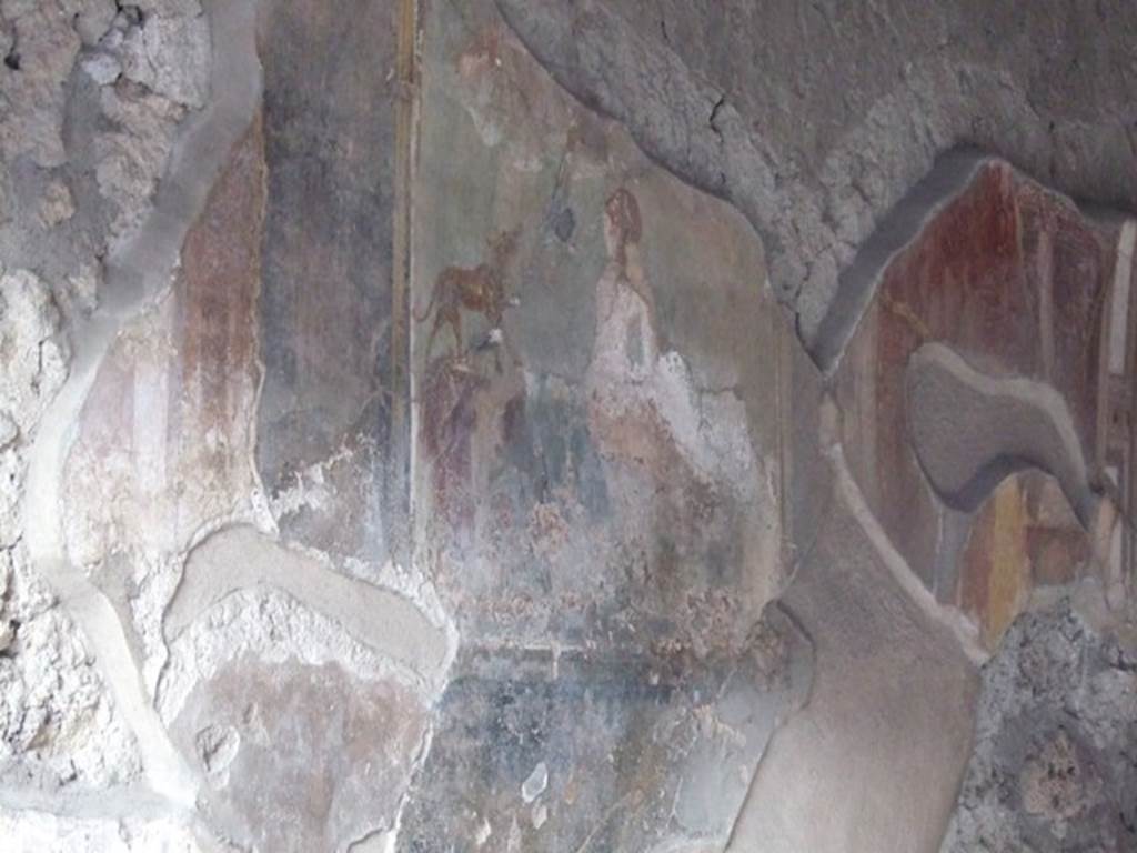 VII.4.48 Pompeii. December 2007. Room 18. Central wall painting of Actaeon surprising Artemis at her bath. See Helbig, W., 1868. Wandgemälde der vom Vesuv verschütteten Städte Campaniens. Leipzig: Breitkopf und Härtel. (250)
.