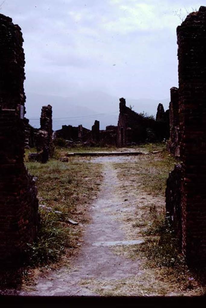 VII.6.3 Pompeii. 1972. Looking south from entrance doorway, across atrium to rear. Photo by Stanley A. Jashemski.
Source: The Wilhelmina and Stanley A. Jashemski archive in the University of Maryland Library, Special Collections (See collection page) and made available under the Creative Commons Attribution-Non Commercial License v.4. See Licence and use details. J72f0531