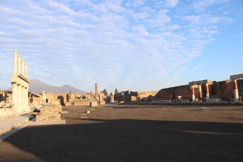 VII.8 Pompeii Forum. December 2018. Looking north. Photo courtesy of Aude Durand.