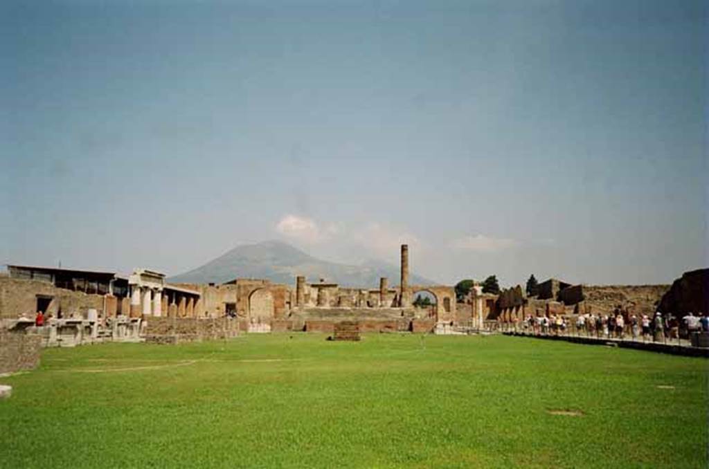 VII.8 Pompeii Forum. June 2009. Looking north. Photo courtesy of Rick Bauer.