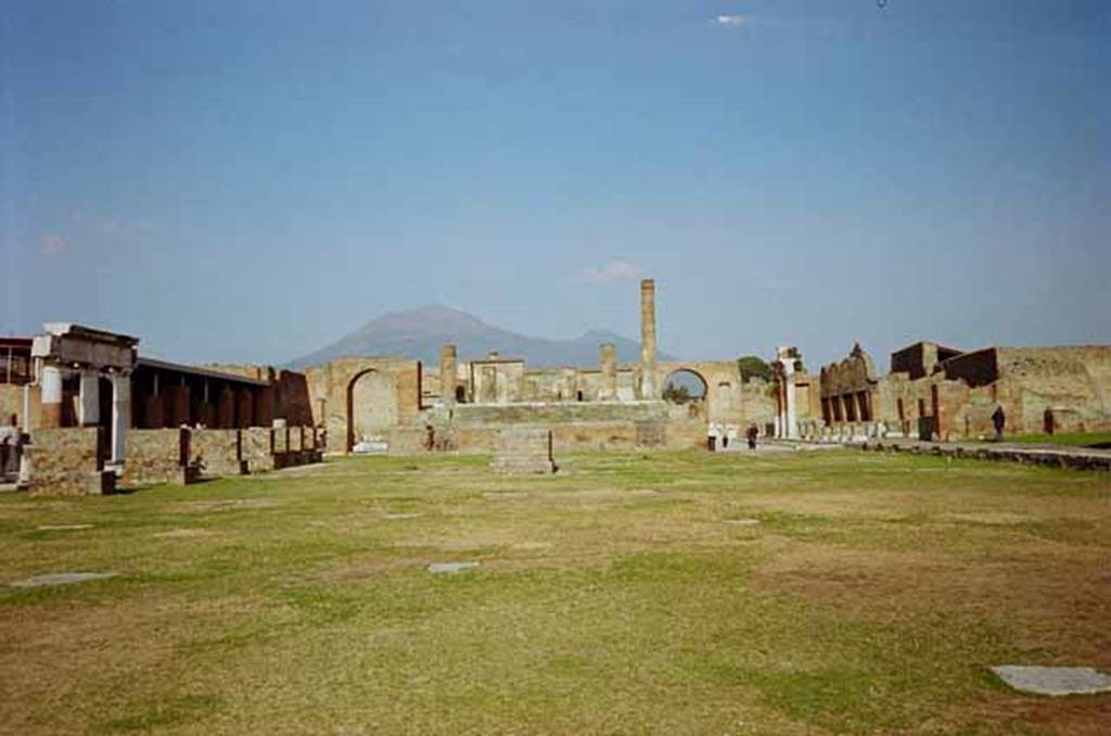 VII.8 Pompeii Forum. January 2010. Looking north. Photo courtesy of Rick Bauer.
