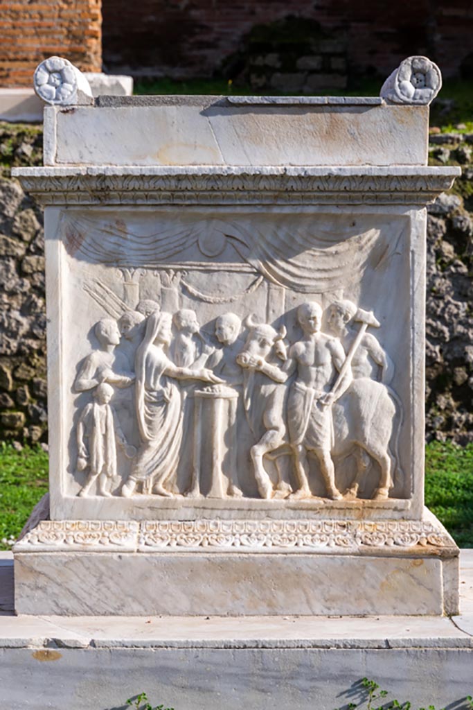 VII.9.2 Pompeii. January 2023. West side. Photo courtesy of Johannes Eber.