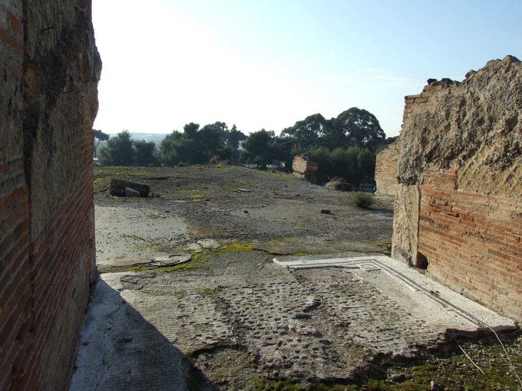 VII.16.15 Pompeii. Room 2, atrium from corner of Impluvium.
Mosaic showing Garum amphora with inscription
LIQUA(men) FLOS
SAP inventory number 15188.
See Aoyagi M. and Pappalardo U., 2006. Pompei (Regiones VI-VII) Insula Occidentalis. Napoli: Valtrend. (P. 511).