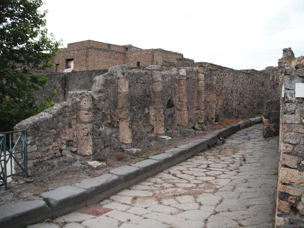 VII.16.17 Pompeii. September 2005. Peristyle area, from entrance.