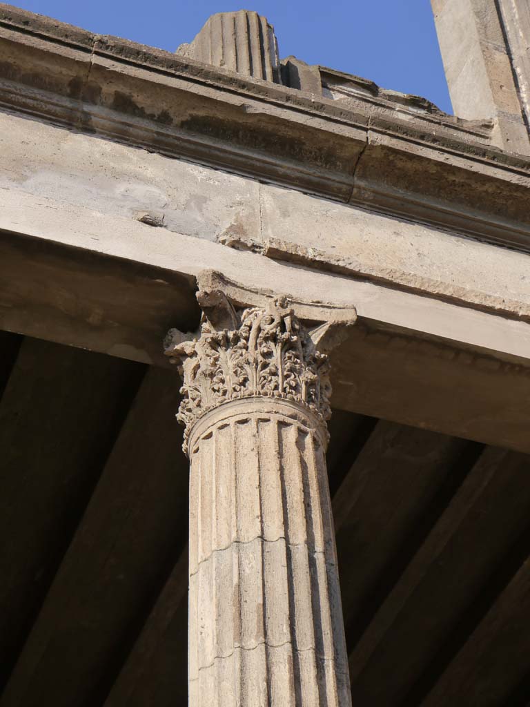 VIII.1.1, Pompeii. March 2019. Detail of capital.
Foto Anne Kleineberg, ERC Grant 681269 DÉCOR.