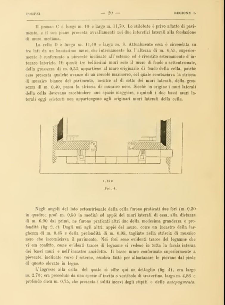 VIII.1.3 Pompeii. Notizie degli Scavi di Antichità, 1899, Page 20.