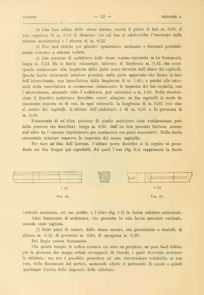 VIII.1.3 Pompeii. Notizie degli Scavi di Antichità, 1899, Page 22.