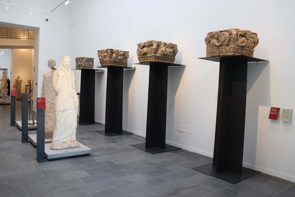 VIII.1.4 Pompeii Antiquarium. February 2021. Display in room inside entrance. Photo courtesy of Fabien Bi�vre-Perrin (CC BY-NC-SA).