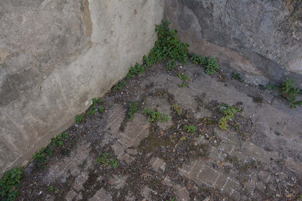 VIII.2.39 Pompeii. September 2019. Room l (L), flooring in south-west corner.
Foto Annette Haug, ERC Grant 681269 DÉCOR