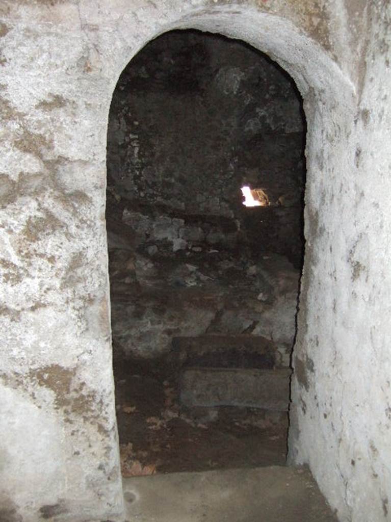 VIII.2.39 Pompeii. May 2006. Doorway from corridor 05, looking east into room 03.
