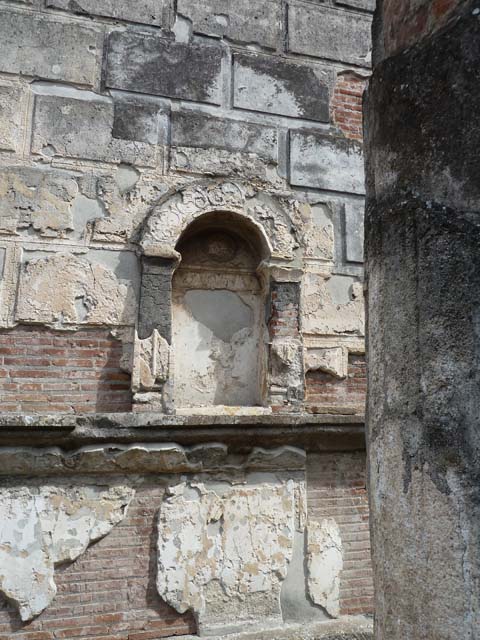 VIII.7.28 Pompeii.  March 2009. Doorway to priest’s cubiculum or bedroom.
