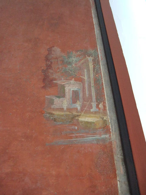 VIII.7.28 Found in Temple of Isis or Tempio di Iside. Frieze with animals found on feature on right part of south wall.  Now in Naples Archaeological Museum.
