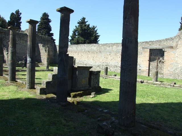 VIII.7.29 Pompeii. March 2009.  Rear, south wall. 
