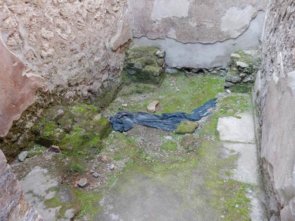 IX.3.5 Pompeii. May 2015. Room 8, looking west into latrine. Photo courtesy of Buzz Ferebee.
