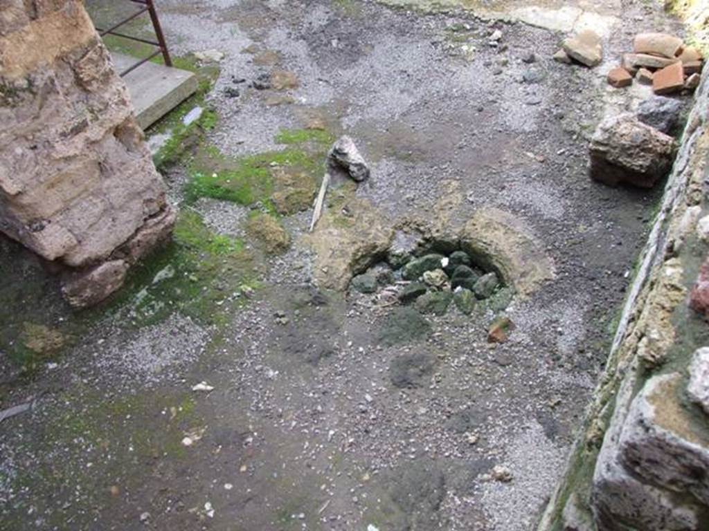 IX.3.5 Pompeii. March 2009. Room 9, kitchen floor.