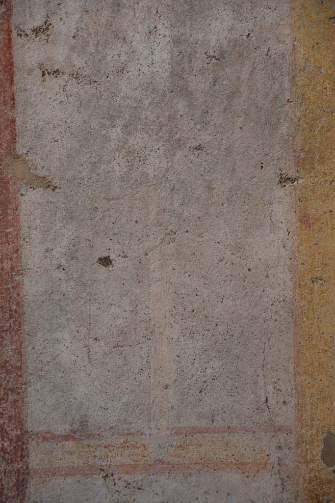 IX.5.11 Pompeii. May 2017.
Room f, detail of compartment on east side of yellow central panel.
Foto Christian Beck, ERC Grant 681269 DÉCOR.