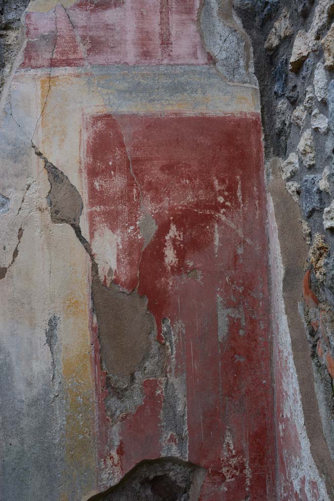 IX.5.18 Pompeii. March 2017. Room o, west wall in north-west corner.
Foto Christian Beck, ERC Grant 681269 DÉCOR.