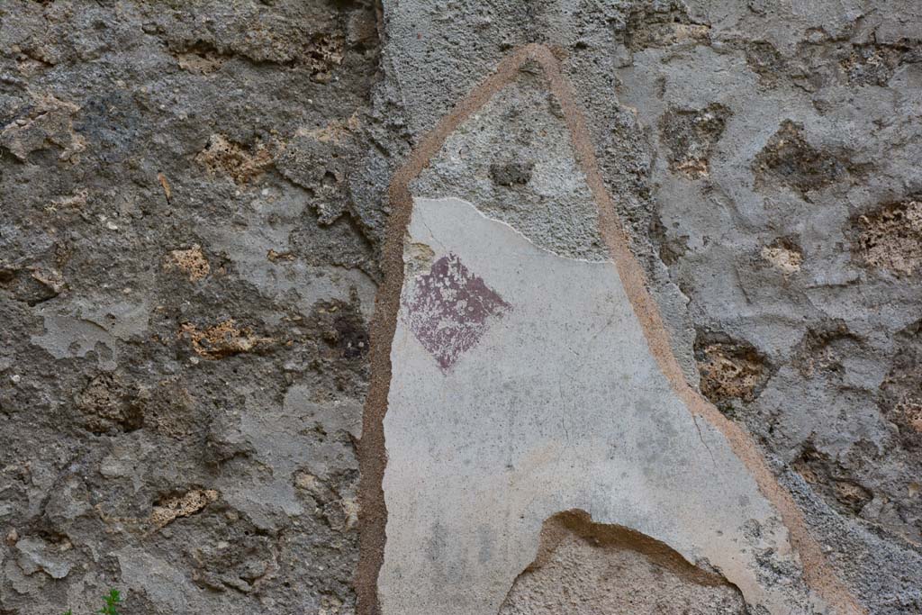 IX.5.18 Pompeii. March 2017. Room f, detail from zoccolo in centre of lower north wall.
Foto Christian Beck, ERC Grant 681269 DÉCOR.