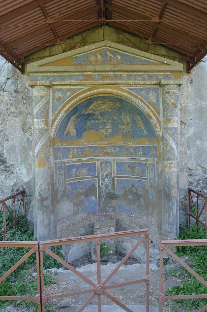 IX.7.20 Pompeii. October 2017. Mosaic fountain, looking west.
Foto Taylor Lauritsen, ERC Grant 681269 DÉCOR.