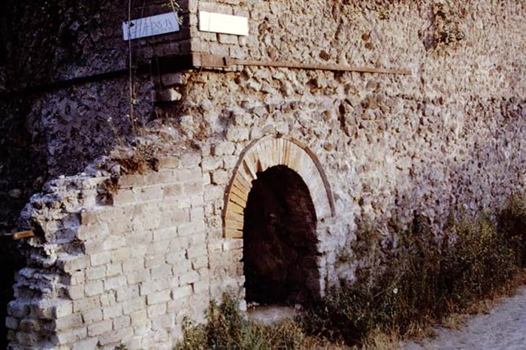 II.4.7a Pompeii, 1968.  Arched street shrine at east end of II.4. Photo by Stanley A. Jashemski.
Source: The Wilhelmina and Stanley A. Jashemski archive in the University of Maryland Library, Special Collections (See collection page) and made available under the Creative Commons Attribution-Non Commercial License v.4. See Licence and use details.
J68f0652

