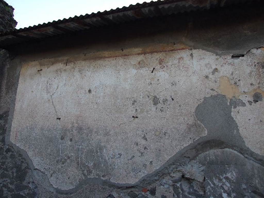 Painted street shrine to twelve gods on corner of insula at VIII.3.11 in December 2006.