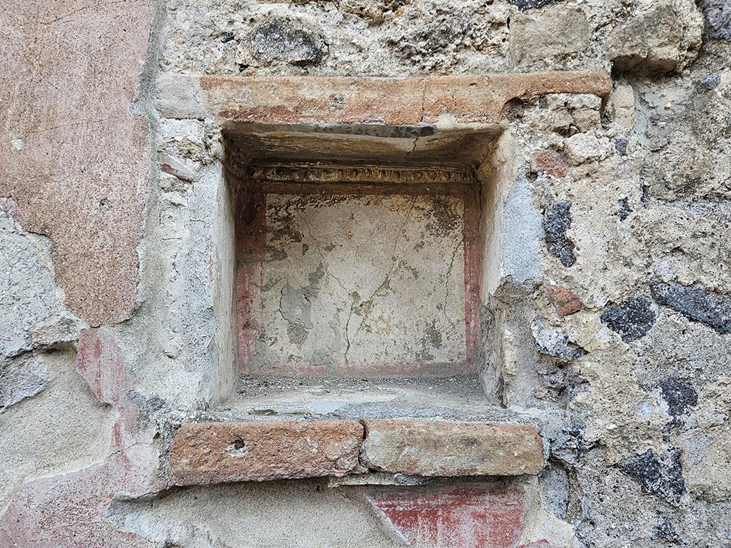 II.2.3 Pompeii. November 2024. Niche on east wall. Photo courtesy of Annette Haug.