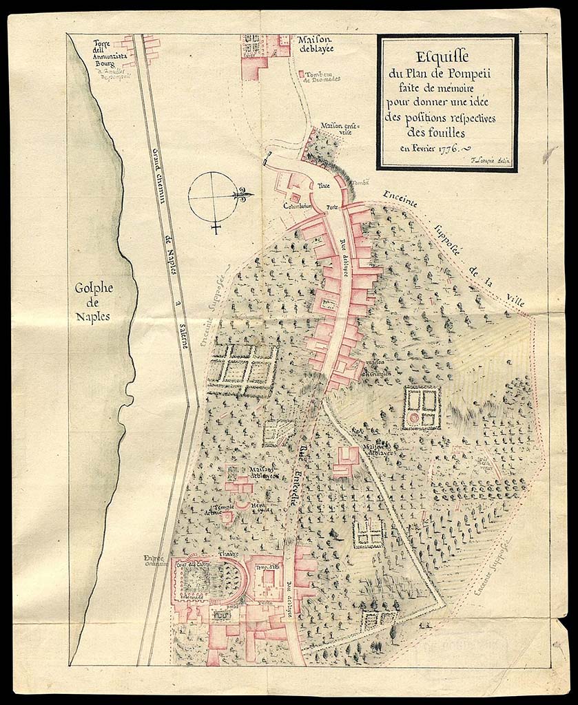maps pompeii