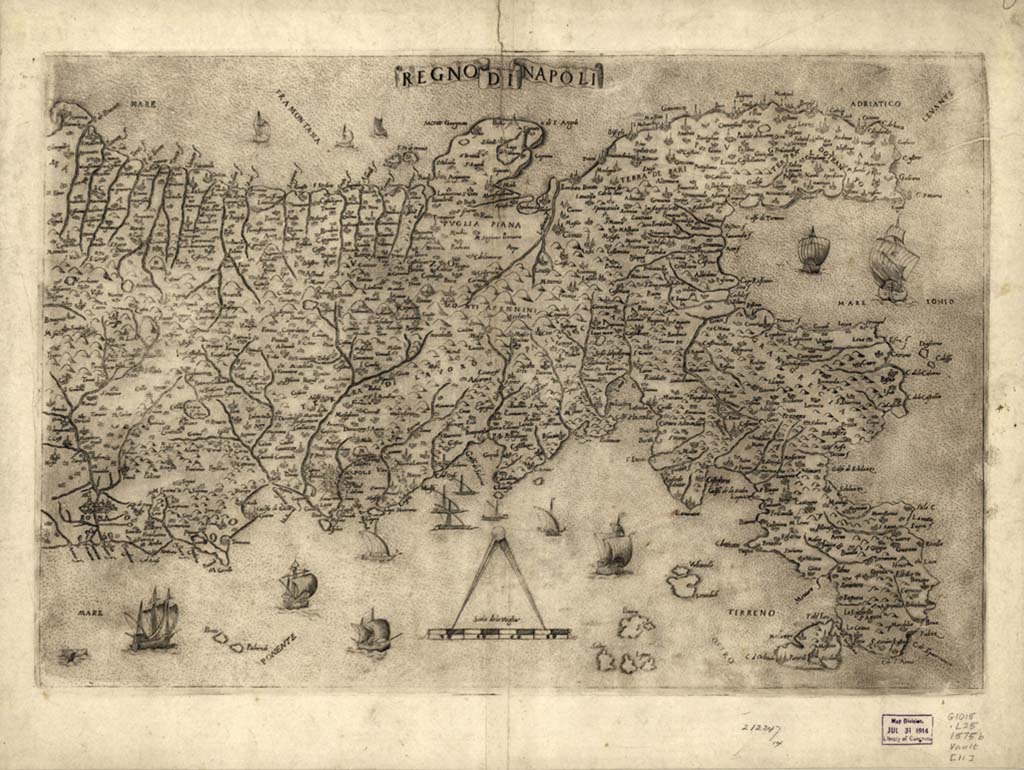 Regno di Napoli 1575
