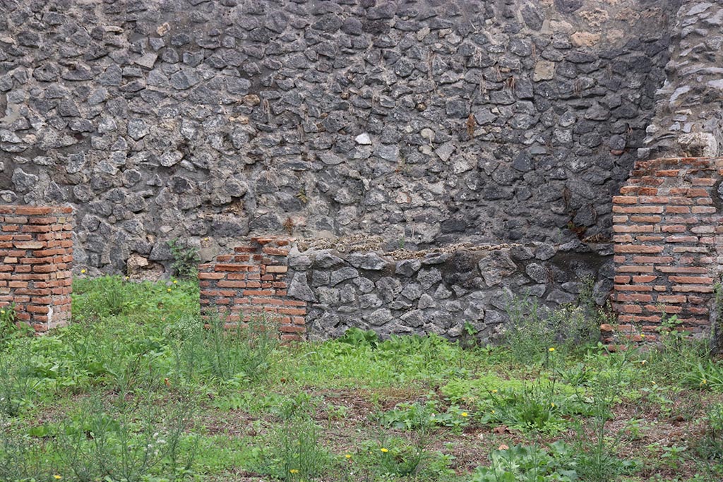 I.1.3 Pompeii, October 2024. Looking east across yard “c” towards south end of stables “d”. Photo courtesy of Klaus Heese.
