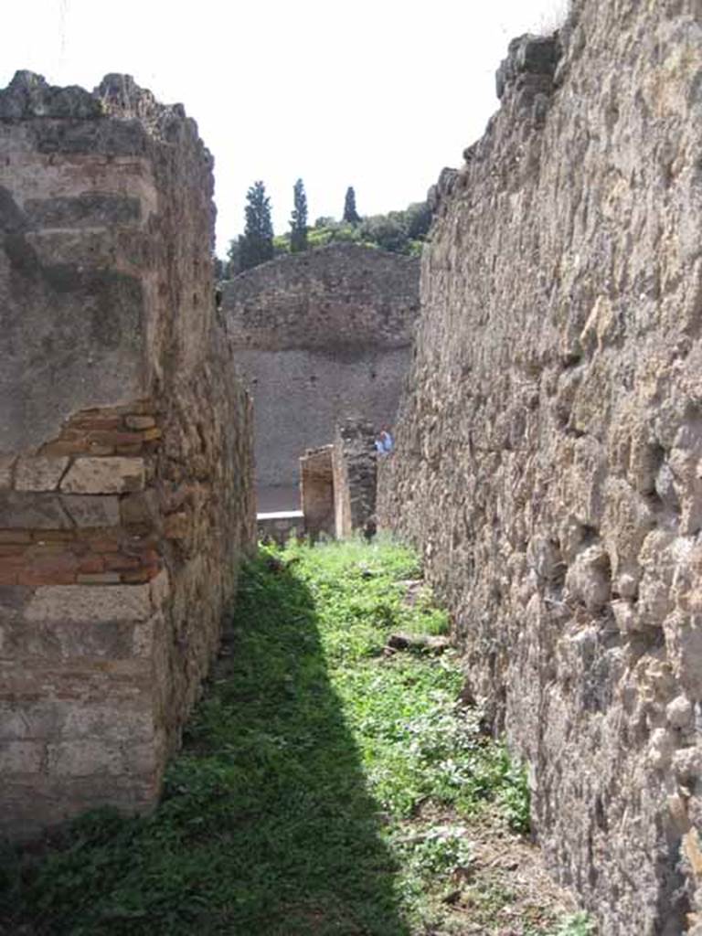 I.2.15 Pompeii. September 2010. Looking west along corridor on north-west side of atrium. Photo courtesy of Drew Baker.
