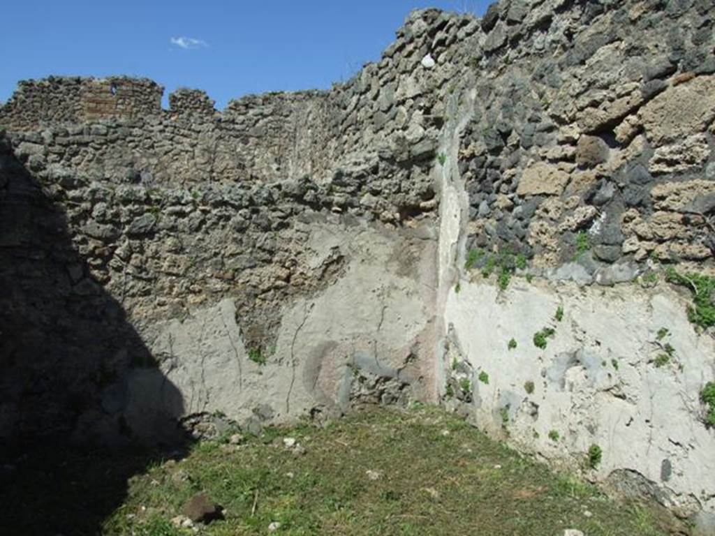I.2.16 Pompeii.  March 2009. Room 3. Triclinium.  North wall.