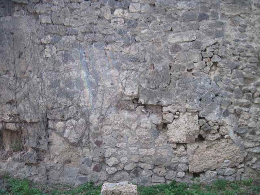 I.2.25 Pompeii. September 2010. West wall. Photo courtesy of Drew Baker.