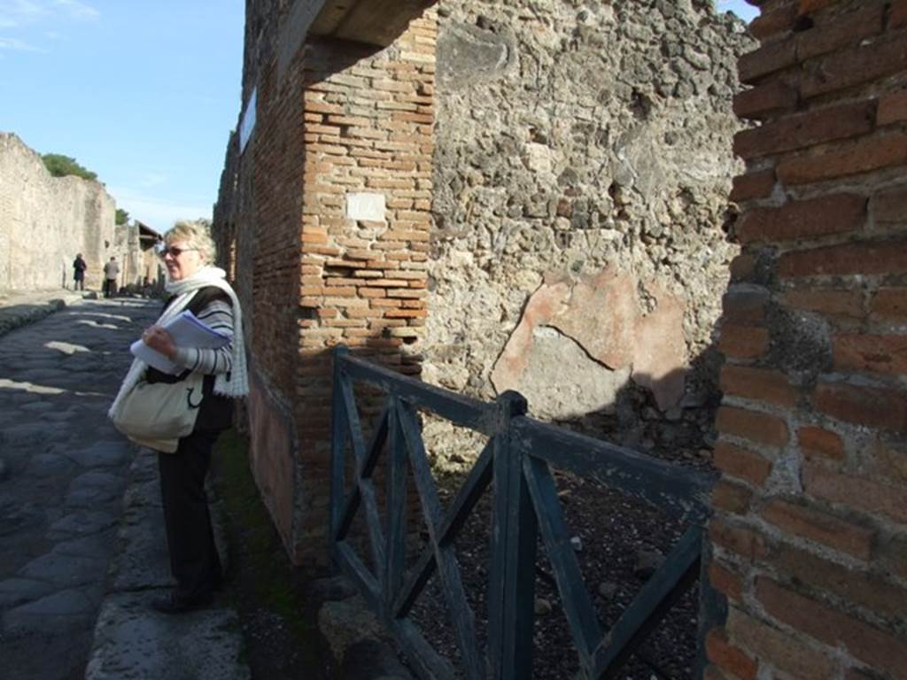 I.3.14 Pompeii. December 2007. Entrance on Vicolo del Menandro, looking east.