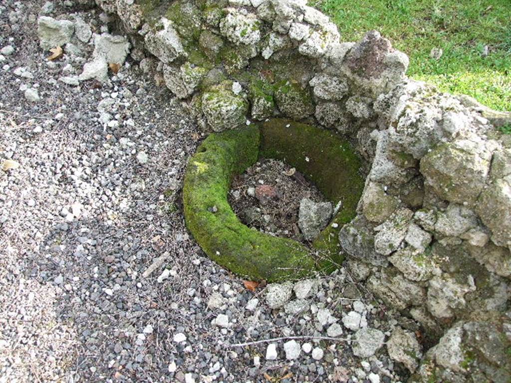 I.3.25 Pompeii. December 2006. Pseudoperistyle, cistern mouth.