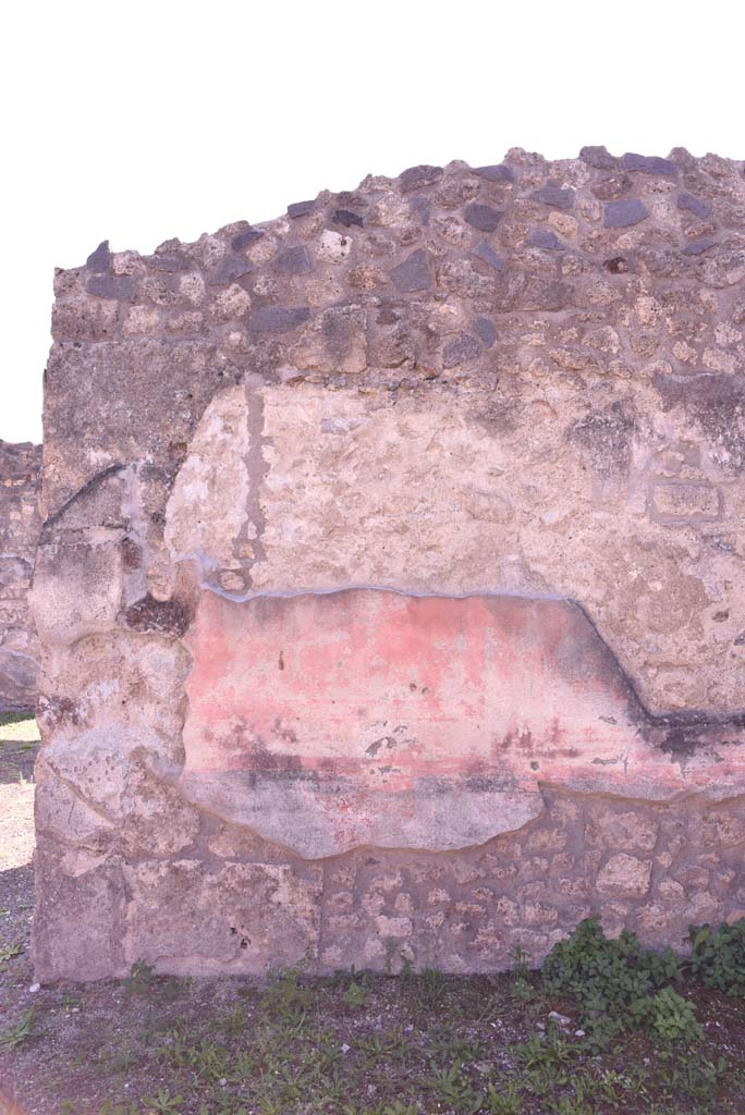 I.4.5 Pompeii. October 2019. Exedra 18, detail from south wall.
Foto Tobias Busen, ERC Grant 681269 DCOR.
