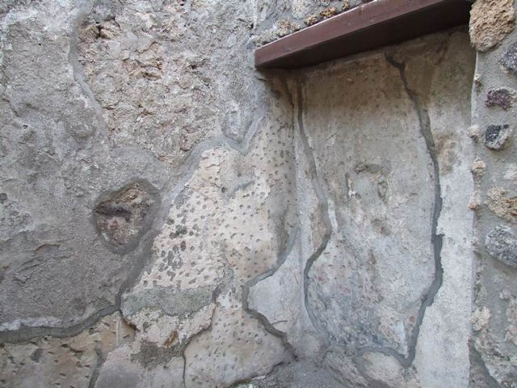 I.4.25 Pompeii. December 2007. Room 44, north-west corner, with alcove in north wall.