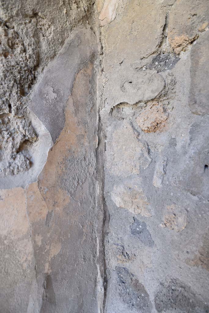 I.4.25 Pompeii. September 2020. Room 31, detail from south-east corner.
Foto Tobias Busen, ERC Grant 681269 DCOR.
