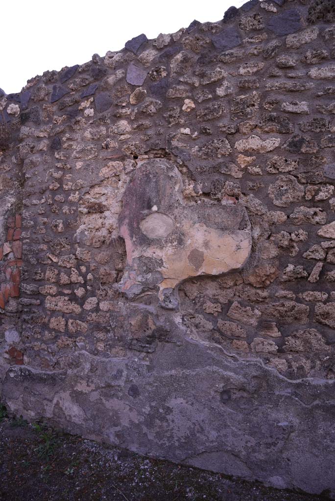 I.4.25 Pompeii. October 2019. Upper peristyle 56, continuation from south wall in south-east corner.
Foto Tobias Busen, ERC Grant 681269 DCOR

