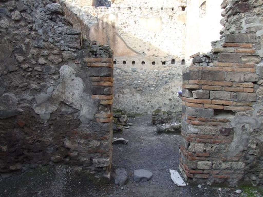 I.4.28 Pompeii. December 2007. Room 26, looking towards doorway into room 27, the stables.   