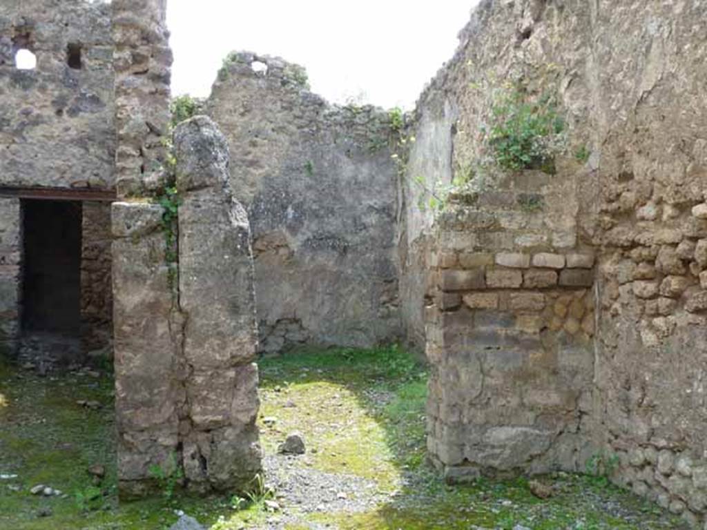 I.6.1 Pompeii. May 2010. Rear room in south-west corner.