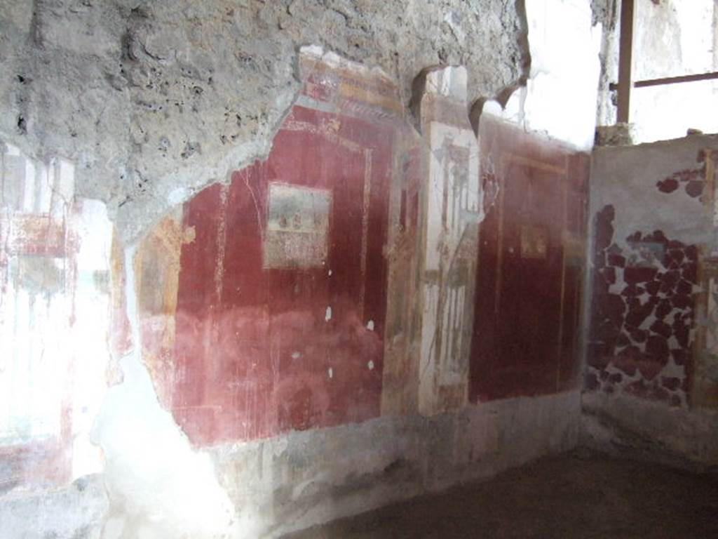 I.6.4 Pompeii.  December 2005.  Room 2, North wall. Painted panel.