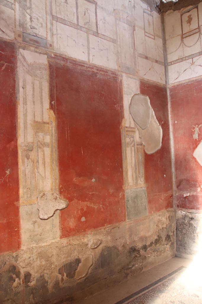 I.6.4 Pompeii. October 2022. 
Room 5, looking east along north wall from doorway. Photo courtesy of Klaus Heese. 
