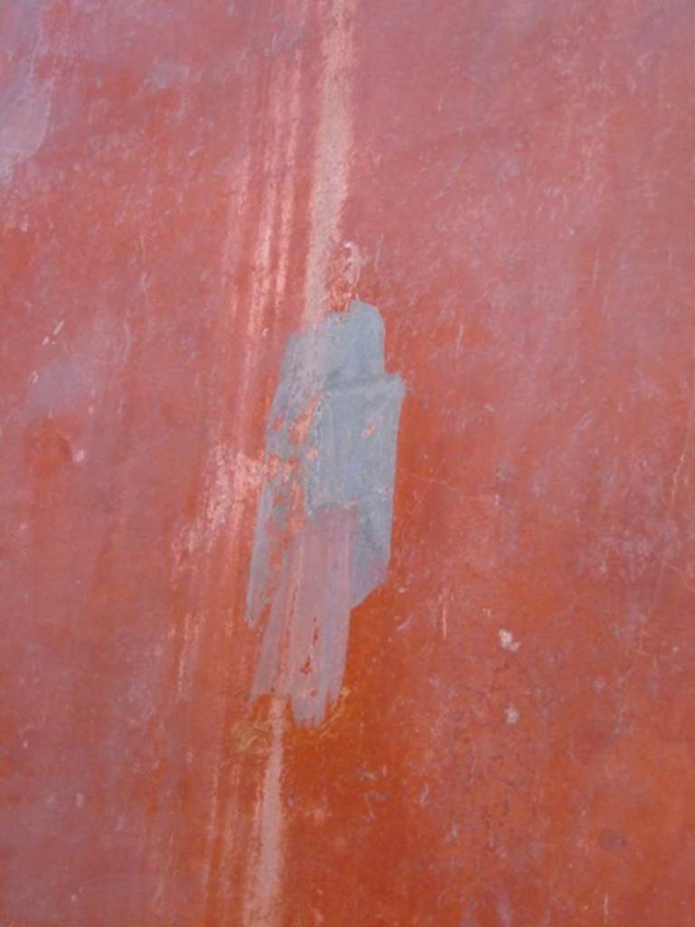 I.6.4 Pompeii.  March 2009. bRoom 5, North west corner. Painted figure on north wall.