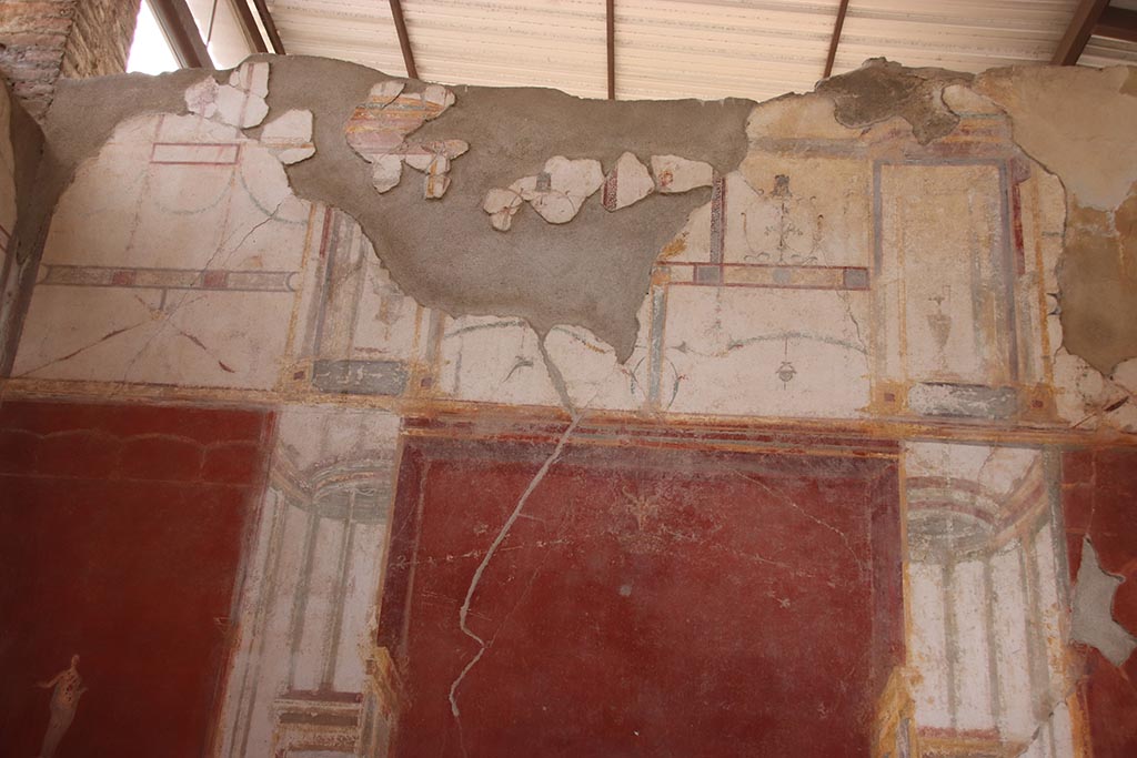 I.6.4 Pompeii. October 2024. Room 5, upper south wall. Photo courtesy of Klaus Heese. 